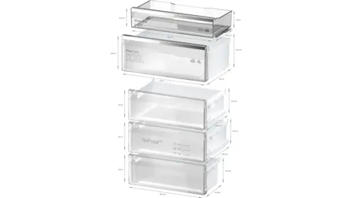 Bosch kombinovani frižider KGN49LBCF