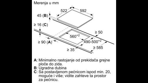 Bosch ugradna ploča PKN631FP2E