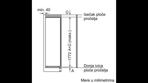 Bosch ugradni frižider KIL82VFF0