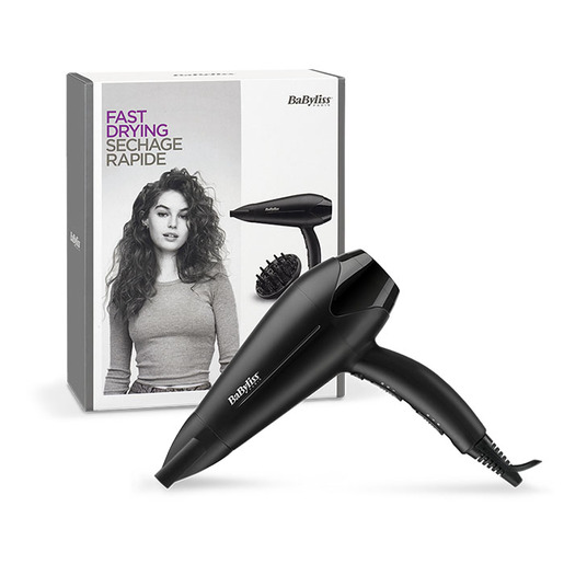 Babyliss D563DE fen za kosu  2100W crni sa difuzorom