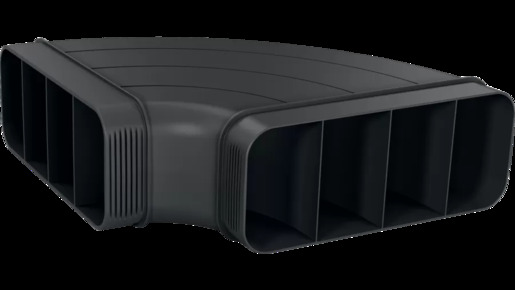 Bosch ravna cev 90 ° HEZ9VDSB1, horizontalna