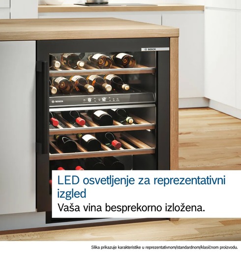 Bosch vinska vitrina KUW21AHG0