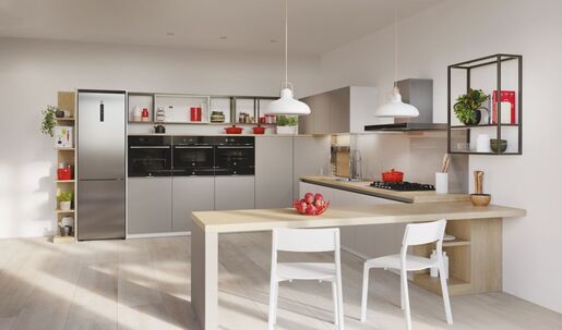 Hoover kombinovani frižider HOCE7620DX