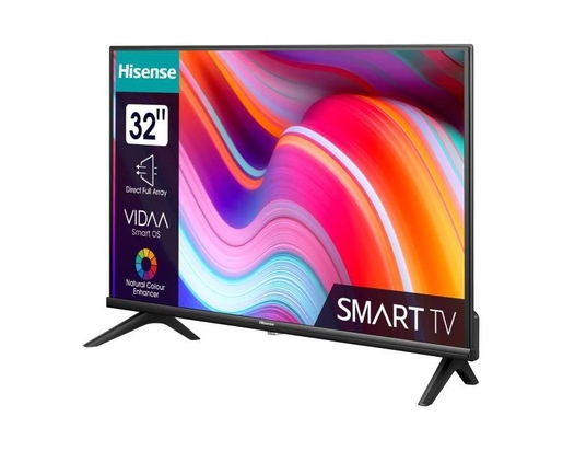 Hisense LED TV 32" 32A4K, HD Ready, Smart TV, VIDAA U6, DVB-T2/C/S2, DTS Virtual X