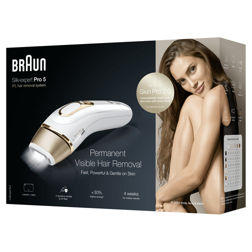 Braun Silk-expert Pro 5 PL5054 IPL sa 2 nastavka: Venus brijač, meka torbica
