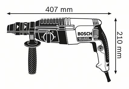 Bosch elektro-pneumatski čekić GBH 2-26 DFR,SDS-plus (0611254768)