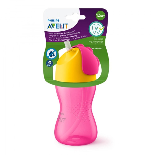Avent magična šolja sa slamkom SCF798/02, 300ml Pink