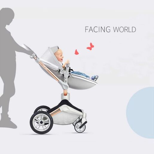 Hot Mom kolica za bebe 2u1 F023GREY (sportsko sedište+korpa)