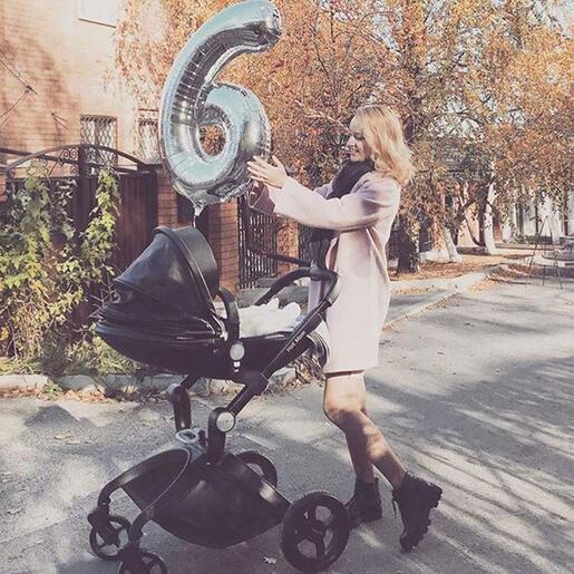 Hot Mom kolica za bebe 2u1 F022BLACK (sportsko sedište+korpa)