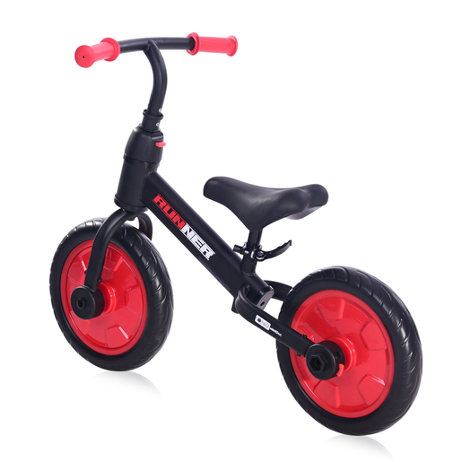 Lorelli bicikl BALANCE BIKE RUNNER 2u1 Black&Red (10410030008)