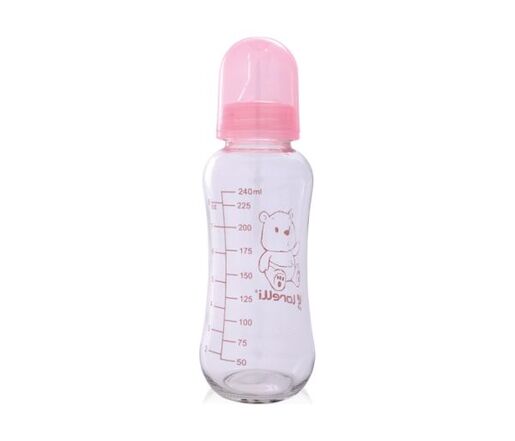 Lorelli staklena flašica Pink 240ml (10200620001)