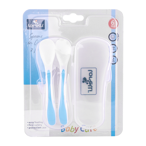 Lorelli set kašika u kutijici, PAK 2 kom Blue (10230480001)