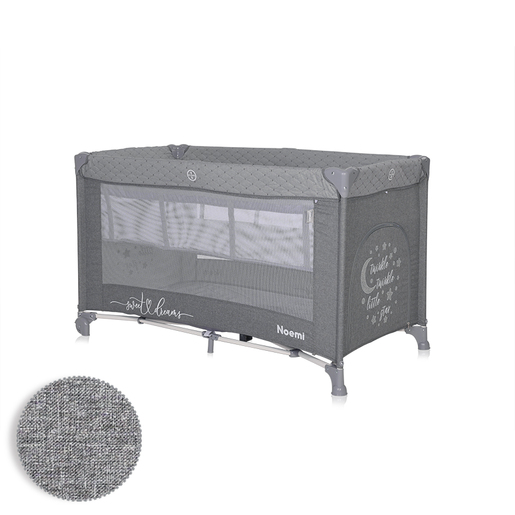 Lorelli prenosivi krevet NOEMI 2 NIVOA COOL GREY STAR (2022) (10080552216)