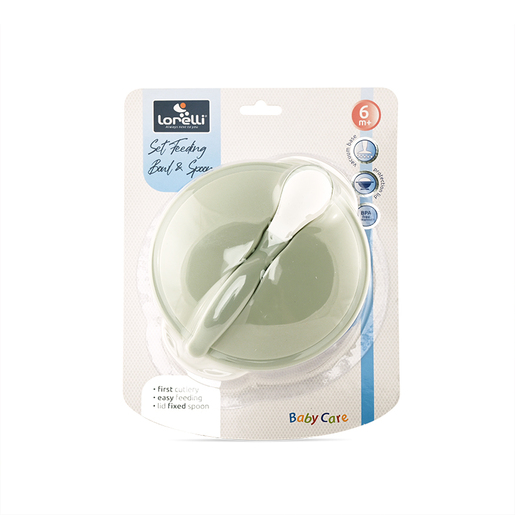 Lorelli set kašika i činija Mint Green (10230400006)
