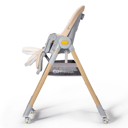 Kinderkraft stolica za hranjenje LASTREE wood (KHLAST00BEGW000)