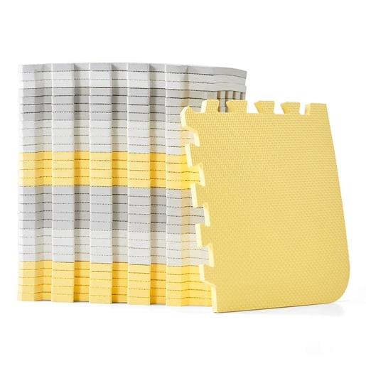 Kinderkraft podloga za igru puzzle LUNO Yellow (KKMLUNOYEL0000)