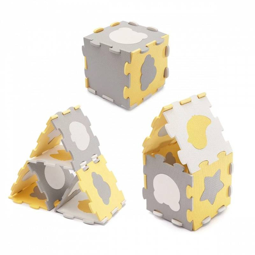 Kinderkraft podloga za igru LUNO SHAPES Yellow (KPLUSH00YEL0000)