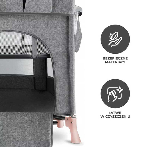 Kinderkraft prenosivi krevetac JOY Pink sa dodacim (KKLJOYPNK000AC)