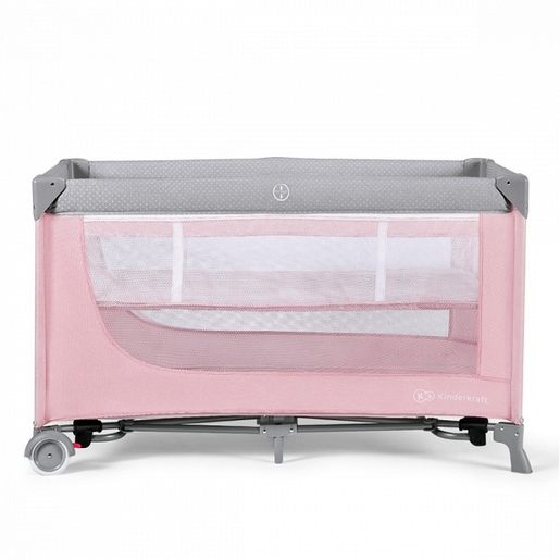 Kinderkraft prenosivi krevetac LEODY Pink (KCLEOD00PNK0000)