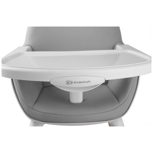 Kinderkraft high stolica za hranjenje 2u1 FINI Grey (KKKFINIGRY0000)