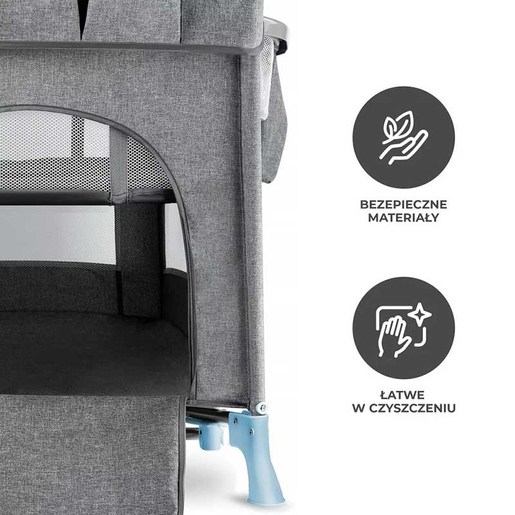 Kinderkraft prenosivi krevetac JOY Blue sa dodacima (KKLJOYBLU000AC)