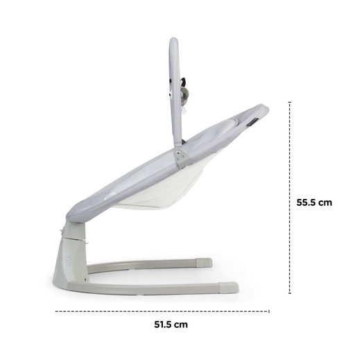 Kinderkraft stolica za ljuljanje LULI Grey (KKBLULIGRY0000)