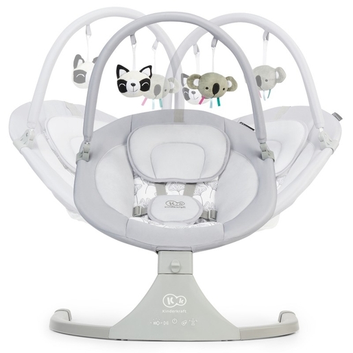 Kinderkraft stolica za ljuljanje LULI Grey (KKBLULIGRY0000)