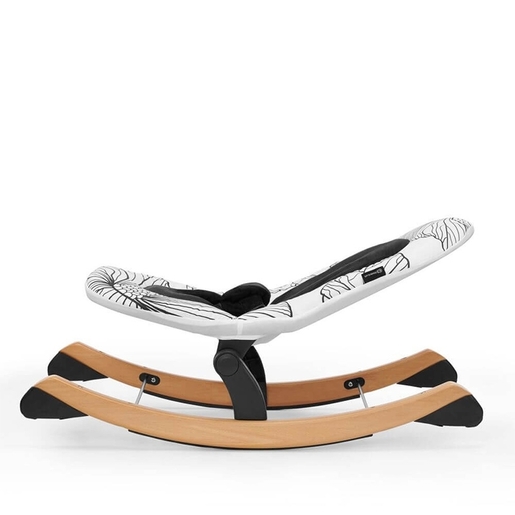 Kinderkraft stolica za ljuljanje FINIO Black/White (KKBFINOBLK0000)