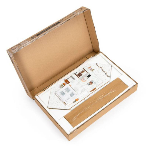 Eco Toys drvena kućica za lutke sa nameštajem EMMA RESIDENCE (8301)