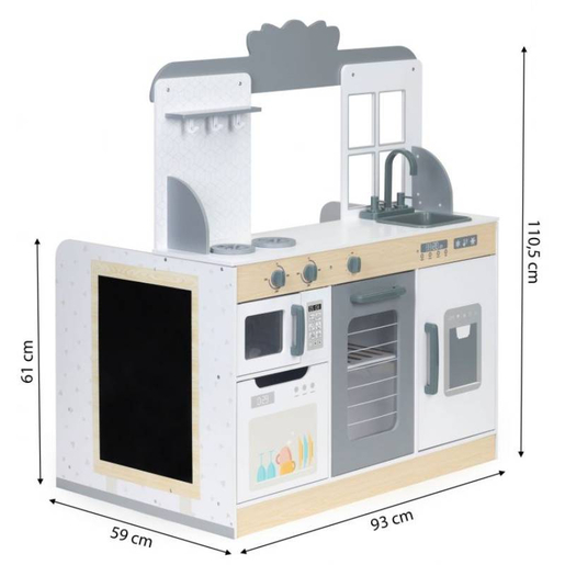 Eco Toys velika kuhinja restoran 2u1 TABLE CHAIRS (7261)