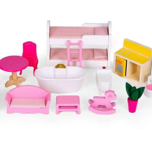 Eco Toys drvena kućica za decu na 3 sprata (8209)