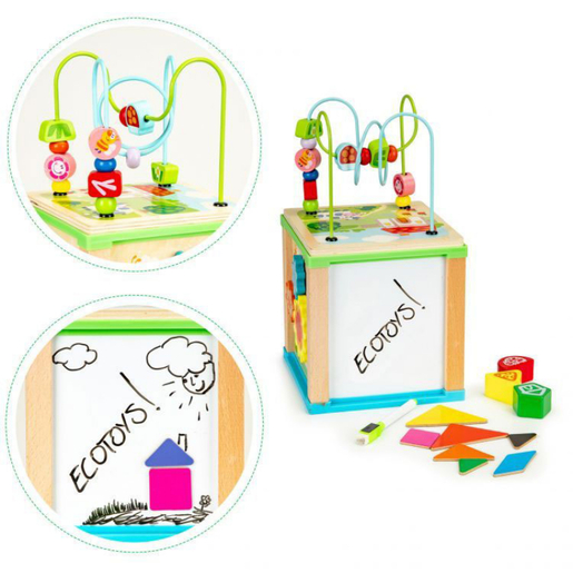 Eco Toys drvena edukativna kocka (HM015470)