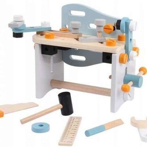 Eko Toys drveni alat za igru 52 elemenata (1182N)