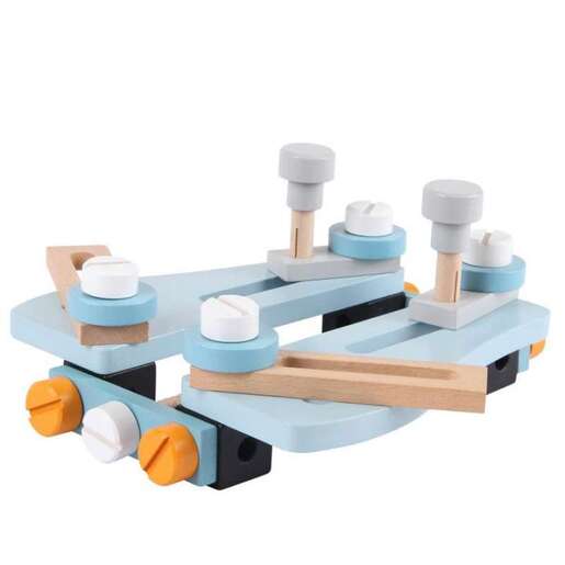 Eko Toys drveni alat za igru 52 elemenata (1182N)