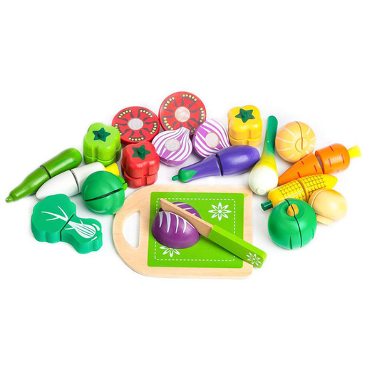 Eco Toys set od 20 delova drveno povrće (TL87113)