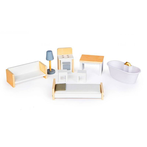 Eco Toys kućica za lutke sa nameštajem GRACE RESIDENCE (8210)