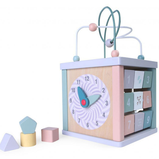 Eko Toys drvena kocka za razvijanje motoričkih sposobnosti (1021)