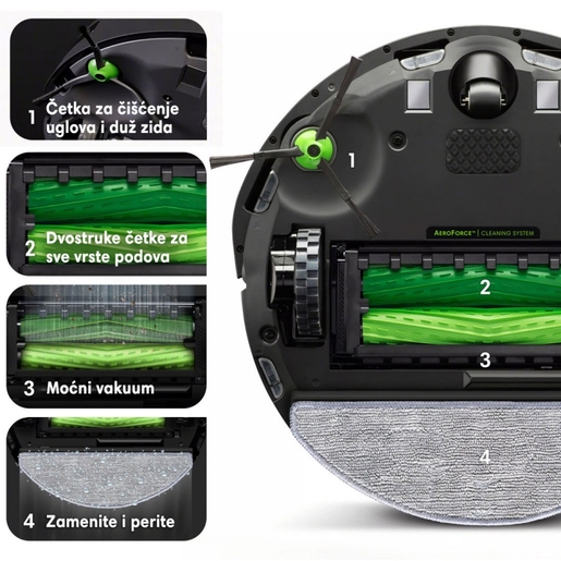 iRobot robotski brisač i usisivač Roomba Combo i5 (i5172)
