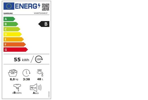 Samsung inverter mašina za pranje veša WW80T534DAE1S7