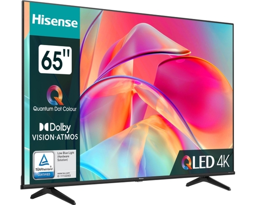 Hisense QLED TV 65" 65E7KQ, 4K Ultra HD, Smart TV, VIDAA U7, Quantum Dot Colour, Dolby Vision, AI 4K Upscaler **MODEL 2023**