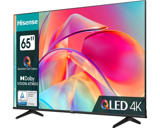 Hisense QLED TV 65" 65E7KQ, 4K Ultra HD, Smart TV, VIDAA U7, Quantum Dot Colour, Dolby Vision, AI 4K Upscaler **MODEL 2023**