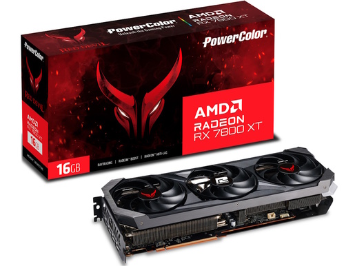 Grafička karta POWER COLOR Red Devil RX 7800 XT AMD/16GB/GDDR6/256bit/crna