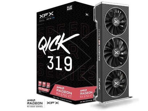 Grafička karta AMD Radeon XFX RX-6750XT 12GB/GDDR6/192bit/crna