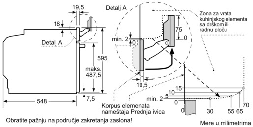 Bosch ugradna rerna sa dodatnom funkcijom pečenja na pari HRG7784B1