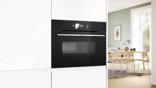 Bosch ugradna kompaktna rerna sa mikrotalasnom funkcijom CMG778NB1