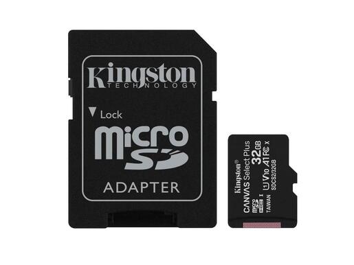 Memorijska kartica Kingston Canvas Select Plus, microSDXC, 128GB, R100/W10 MB/s, U1 (SDCS2/128GB)