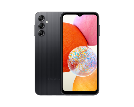 Samsung Galaxy A14 SM-A145RZKUEUC, 4+64GB, Crni, Mobilni telefon