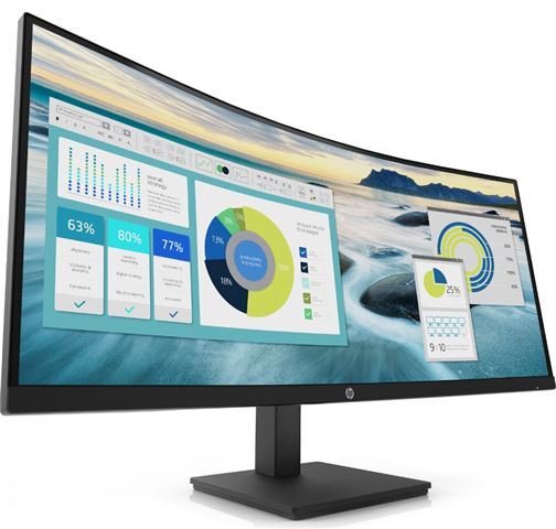 Monitor 34 HP P34hc G4, WQHD, VA, zakrivljeni, 60Hz, 5ms, HDMI, DP, USB-C
