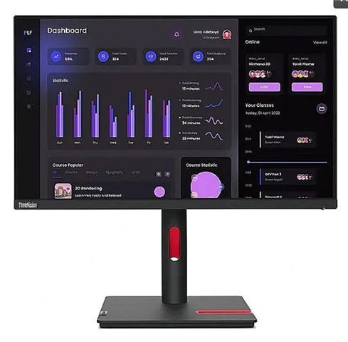 Monitor 23.8 LENOVO T24i-30, FULL HD, IPS, 60Hz, 4ms, HDMI, DP, VGA