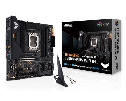 Matična ploča Asus TUF GAMING B660M-PLUS WIFI D4, Intel B660, LGA1700, mATX